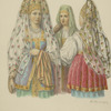 Odezhda Tverskikh zhenshchin i devisty. 1832.