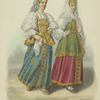 Zhenshchiny goroda Ostashkova v prazdnichnom nariade.