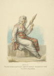 Germanshdadskaia krestianka okrestnostei Transilvanii. 1835 g.