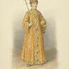 Odezhda tsarskaia XVII stoletiia. Izobrazhenie tsaria Feodora Alekseevicha (v Moskovskom Arkhangelskom sobore).