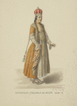 Tatarskaia devushka v shube 1830 g. .
