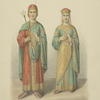 Odezhda kniazheskaia. s freskov Kievskogo Sofiiskogo sobora. XI st.
