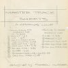 Master track sheets