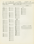 Master track sheets