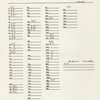 Master track sheets