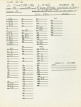 Master track sheets