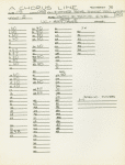 Master track sheets