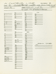 Master track sheets