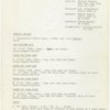 "A Chorus Line" Electrical equipment list