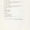 "A Chorus Line" Electrical equipment list
