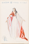 Lucia di Lammermoor : Costume: Lucia: Mad scene