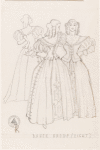Lucia di Lammermoor : Costume: Dance group (eight)