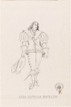 Lucia di Lammermoor : Costume: Lord Arthur Bucklaw
