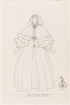 Lucia di Lammermoor : Costume: Alice: Iii