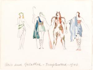 Music Division Set and costume design collection