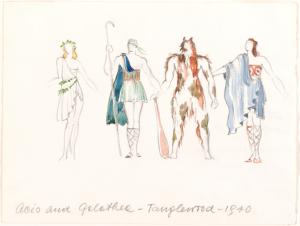 Music Division set and costume design collection