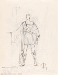 Alceste : Costume: Act III, Admetus
