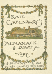 Kate Greenaway's almanack and diary for 1897