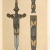 Dagger and sheath in the Damascene work, by Zuloago of Madrid.