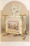 Cassette" carved in ivory, exhibited by Matifat of Paris.