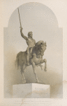 Richard cœur-de-lion, an equestrian statue by the baron Marochetti.