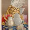 Group of crystal vases, and Indian jewellery.