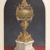 Gold vase - enriched with jewels and enamels, by Watherston & Brogden of London.