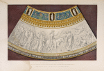 A portion of a silver shield.