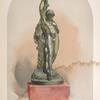 The boy at the stream, a statue by J. H. Foley esq. of London. Cast in bronze by Hatfield of London.