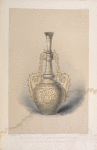 Vase in white china by Jouhanneaud & Dubois of Paris.