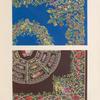 Table covers, from designs by a Miss A Carey exhibited in H & T Woods of London