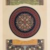 Florentine mosaic by Woodriff of Bakewell, and enamelled slate by Magnus of Pimlico.