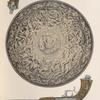 A shield in iron designed by Vechte for LePage Moutier of Paris