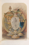 Enamelled vase & dish executed by Morell, for Webb of London.