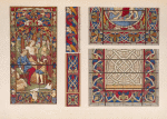 Specimens of stained glass by Lusson & by Gerente of Paris.