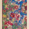 Block printed table cover by Evans & co. of London.