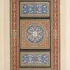 Pavement in encaustic tiles by Minton & co. of Stoke-upon-Trent.
