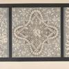 Specimens of Swiss embroidery.