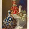Group of objects in porcelain, by Copeland of London and Stoke-upon-Trent.