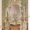 Sideboard carved in oak by Jackson & Graham of London.