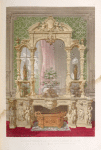 Sideboard carved in oak by Jackson & Graham of London.
