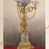 Gas chandelier in brass by Winfield of Birmingham.