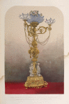 Gas chandelier in brass by Winfield of Birmingham.