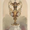 Enamelled vase by Hunt and Roskell of London.