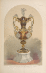 Enamelled vase by Hunt and Roskell of London.