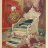 Ivory throne and footstool, presented to her majesty the queen, by his highness the rajah of Travencore.