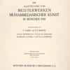 Die Ausstellung von Meisterwerken... Bd. I, [Title page]