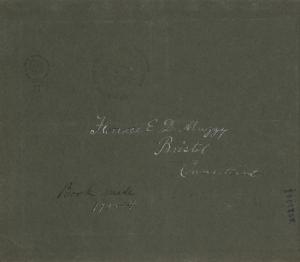 Frank E. Downs. Trip to Nome, Alaska, May to Sept. 1900
