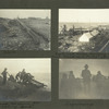 Sluice; Boats and dredge building on beach. Washed away by Sept. storm; Hand machine for washing sand; Esquimaux.