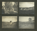 Mr. Buckingham with Eph's wife, Elsie Downs, and two children, at Sutter, 1900; Uncle Rob's "Oneida" gold mine, Sutter, Cal., 1900; Same mine; Same, Frank descended 2000 feet into this mine.